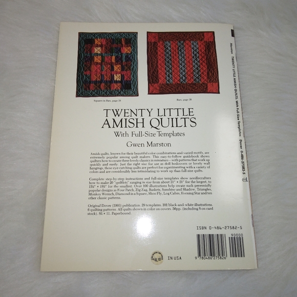 BOOKS Twenty Little Amish Quilts with Full Size Templates by Gwen Marston - Picture 6 of 6
